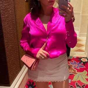 100% silk, ODA Blouse by gauge81 oversized XS. Worn once. Like new.